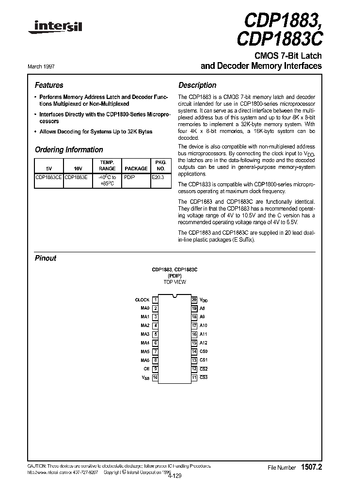 CDP1883_117934.PDF Datasheet