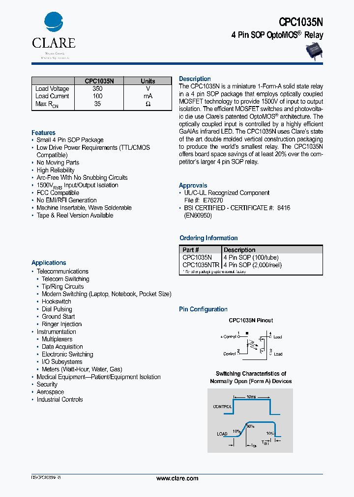 CPC1035_77801.PDF Datasheet