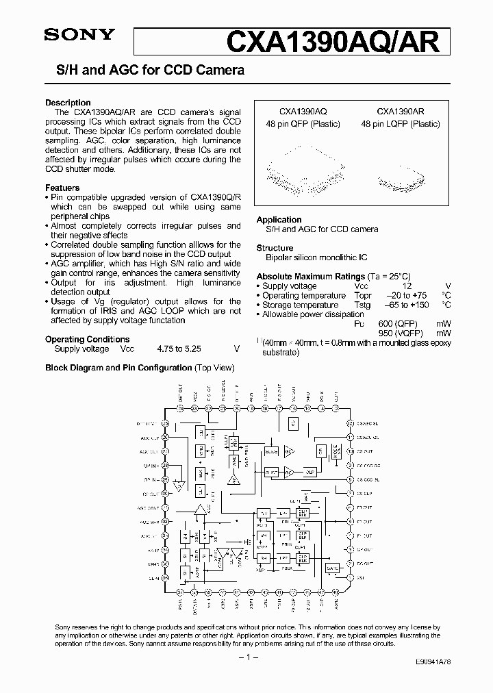 CXA1390AQ_24027.PDF Datasheet