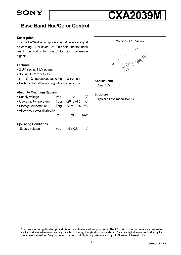 CXA2039M_194078.PDF Datasheet