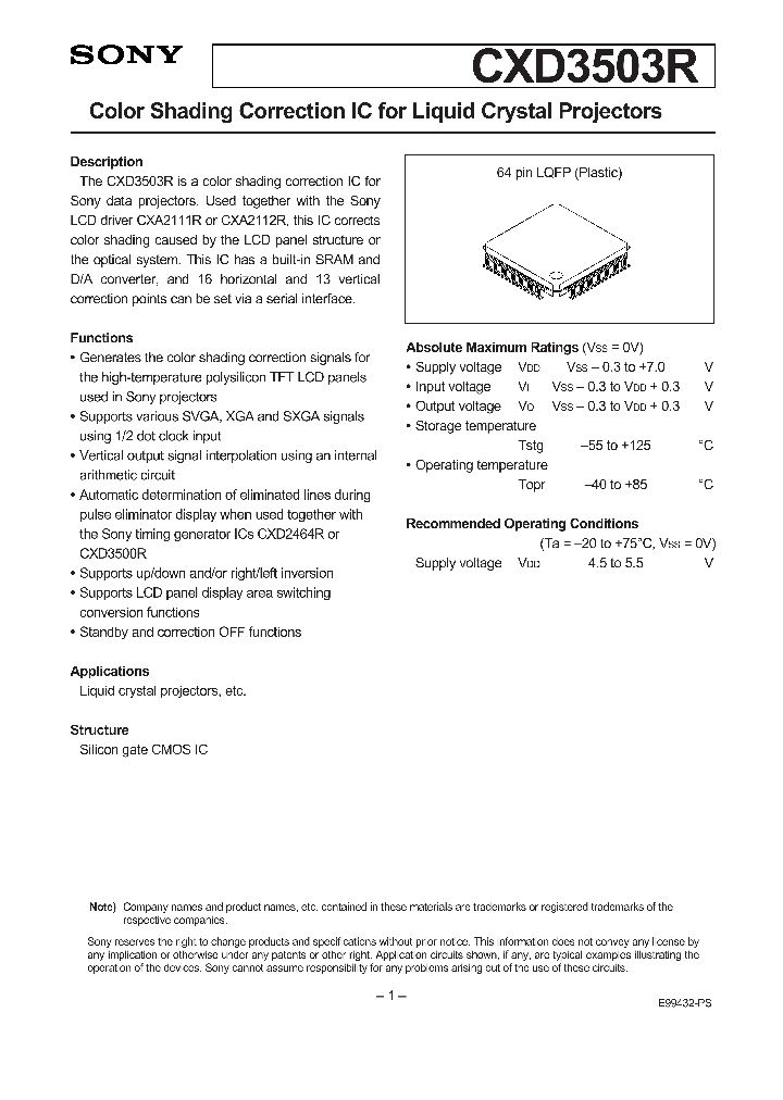 CXD3503R_45442.PDF Datasheet