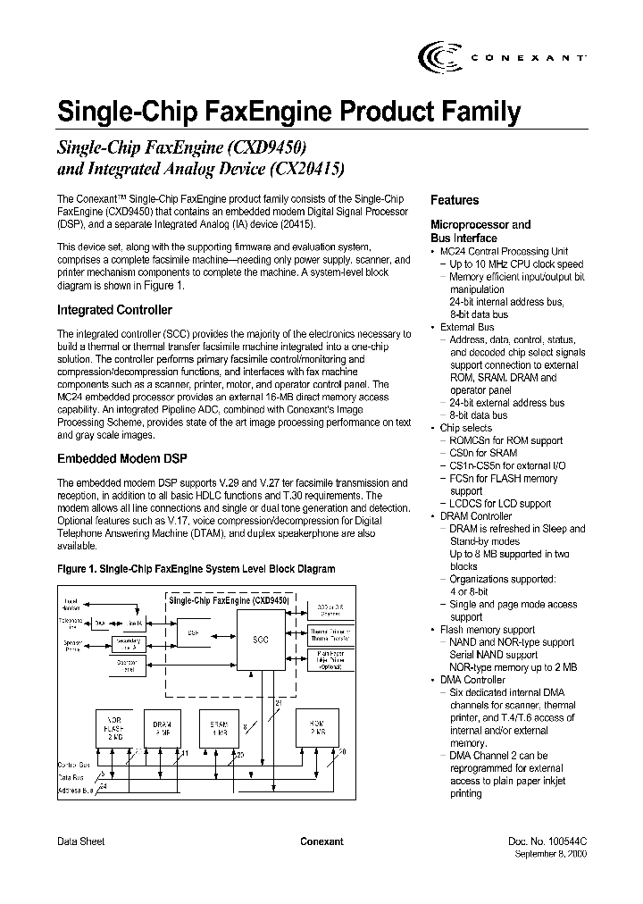 CXD9450_40407.PDF Datasheet