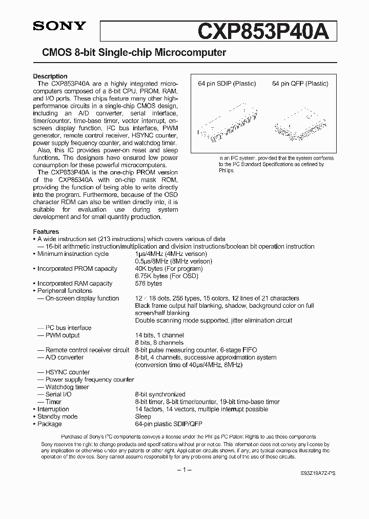 CXP853P40A_106089.PDF Datasheet