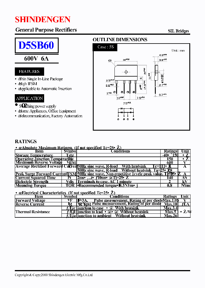 D5SB60_157244.PDF Datasheet