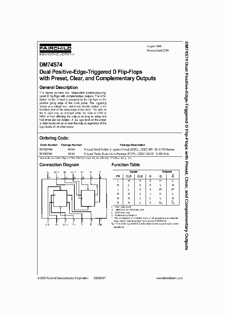 DM74S74_154419.PDF Datasheet