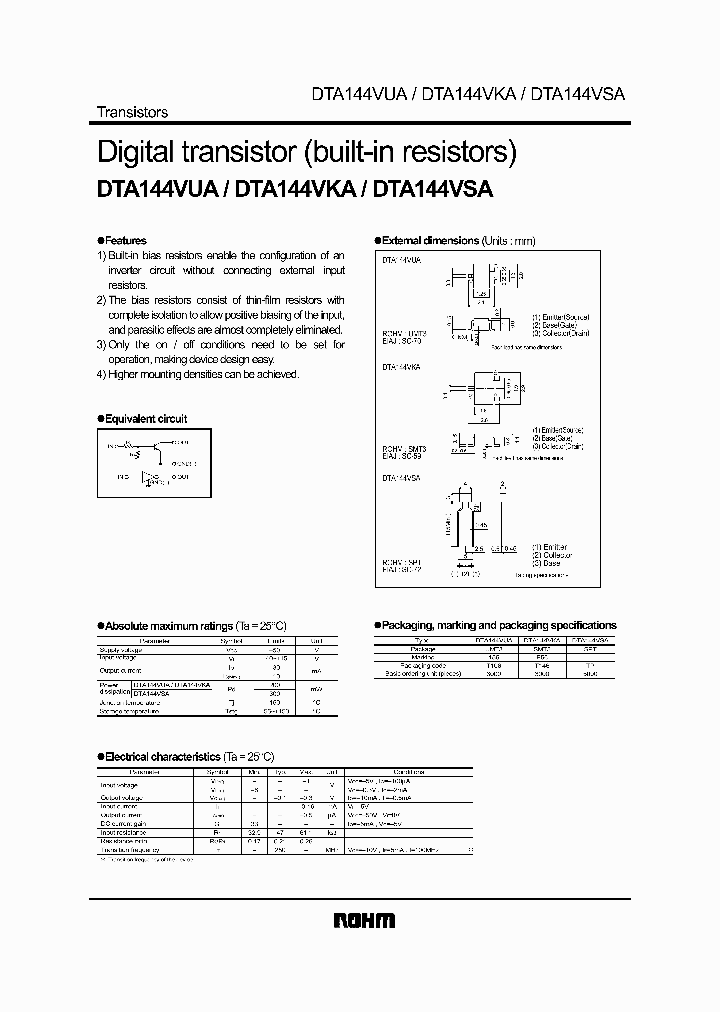 DTA144VKA_104210.PDF Datasheet