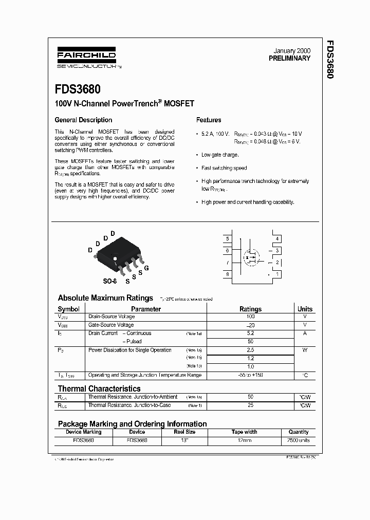 FDS3680_167731.PDF Datasheet