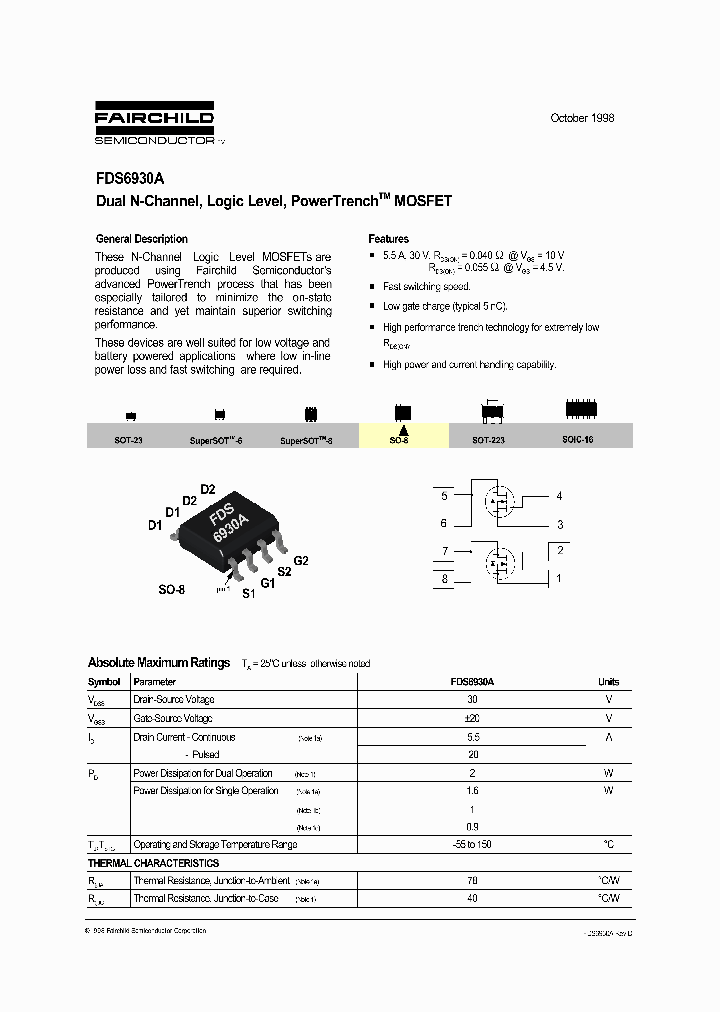 FDS6930A_126314.PDF Datasheet