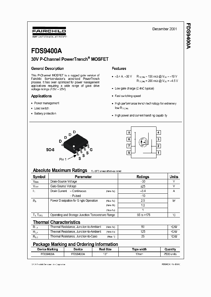 FDS9400_172279.PDF Datasheet