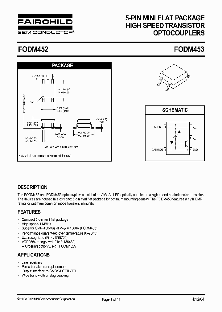 FODM453_170315.PDF Datasheet