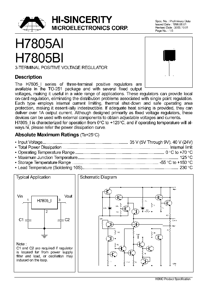 H7805AI_162466.PDF Datasheet