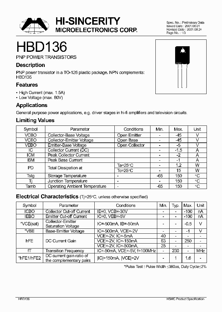 HBD136_185443.PDF Datasheet