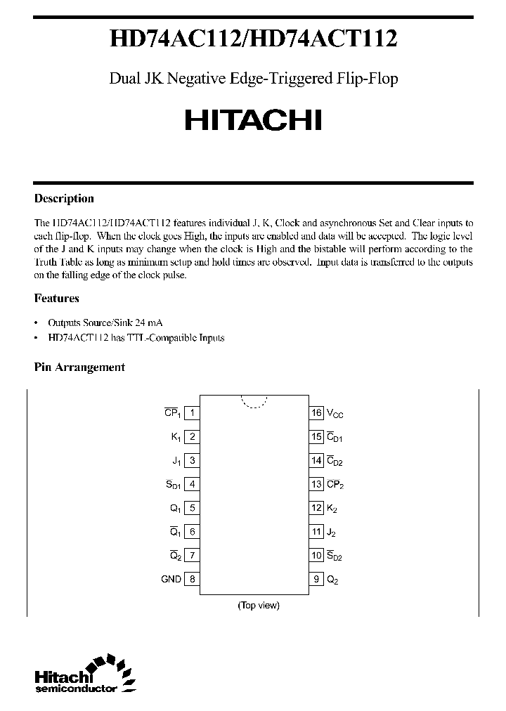 HD74ACT112_172017.PDF Datasheet