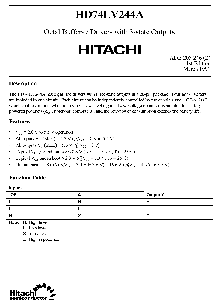 HD74LV244_19320.PDF Datasheet