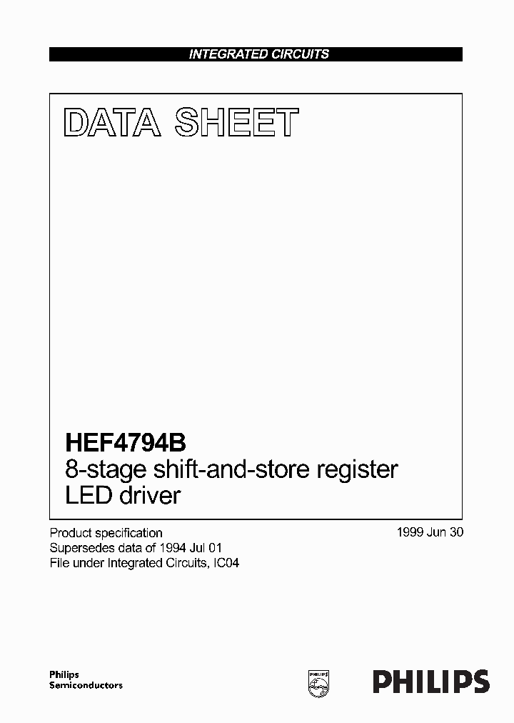 HEF4794B_166887.PDF Datasheet
