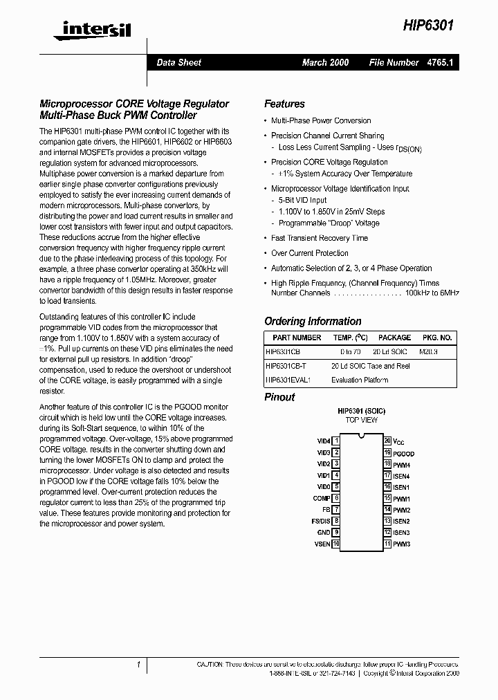 HIP6301_78253.PDF Datasheet