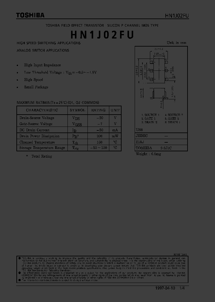 HN1J02FU_183702.PDF Datasheet