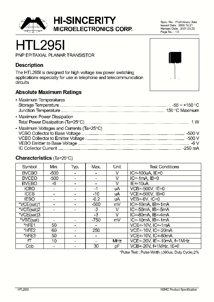 HTL295I_67287.PDF Datasheet