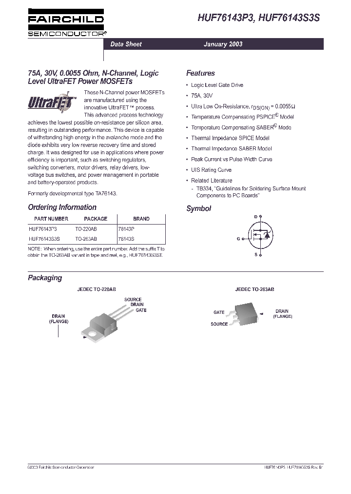 HUF76143S3S_189675.PDF Datasheet