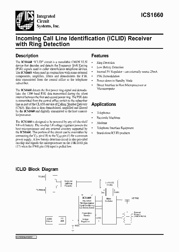 ICS1660_159877.PDF Datasheet