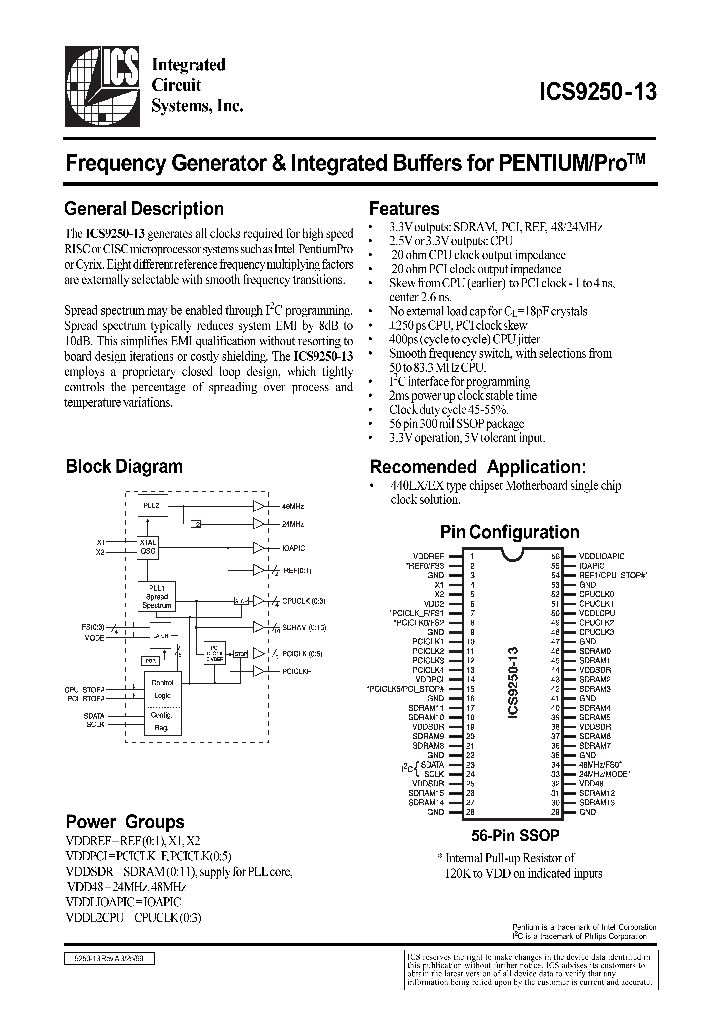 ICS9250-13_84354.PDF Datasheet
