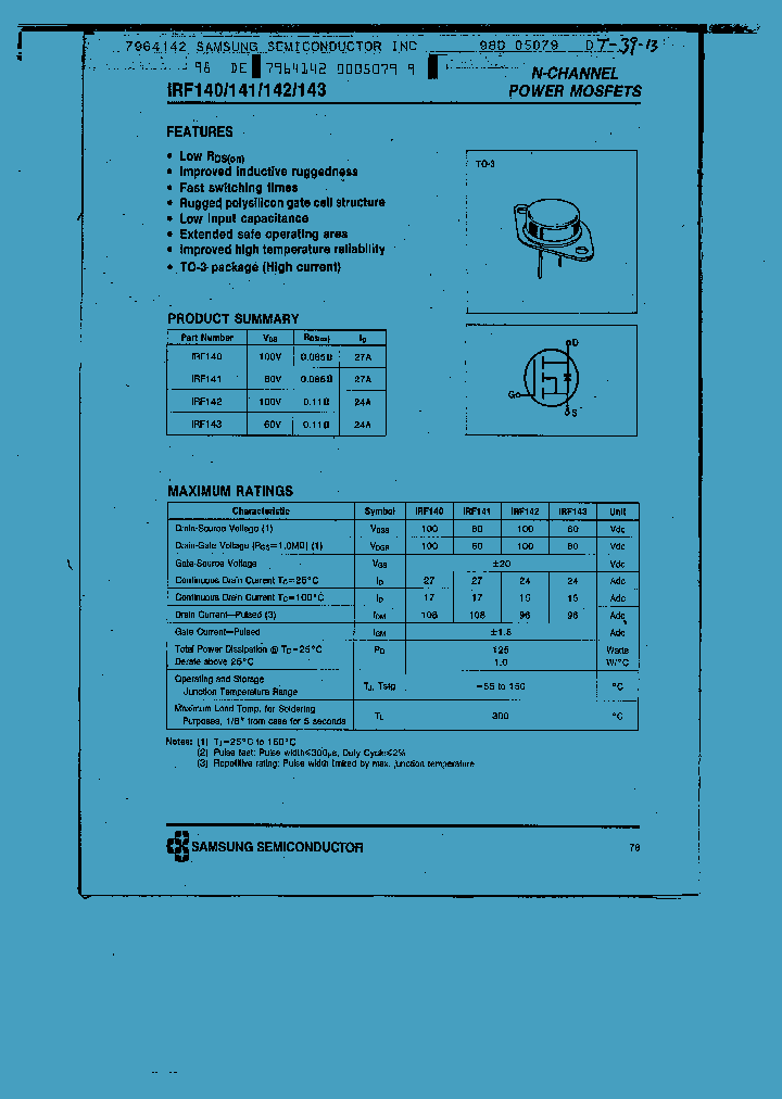 IRF140_5746.PDF Datasheet