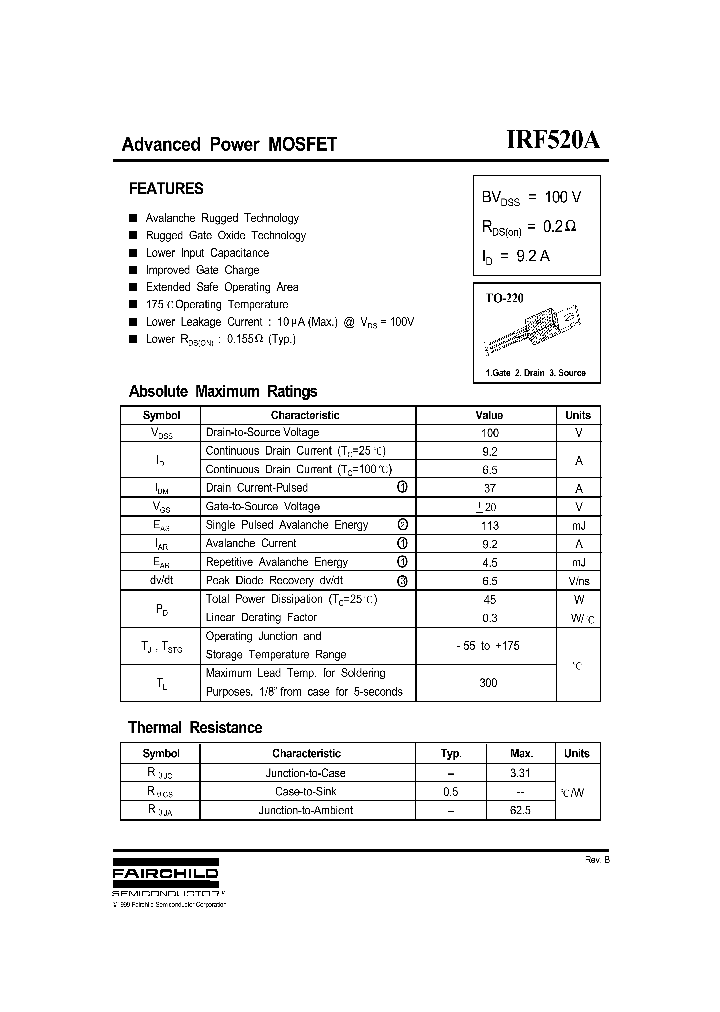 IRF520A_148368.PDF Datasheet