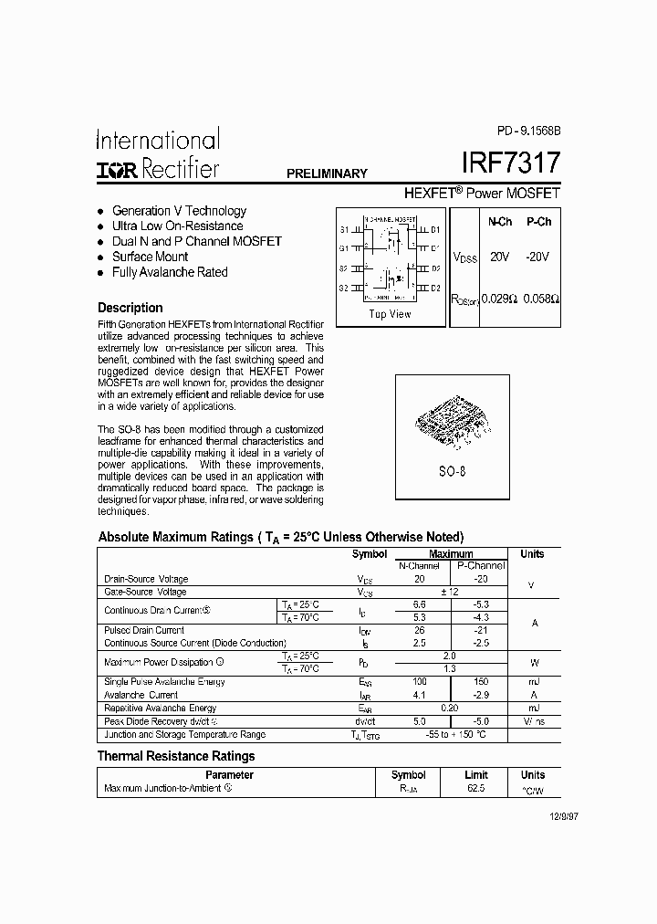 IRF7317_26836.PDF Datasheet