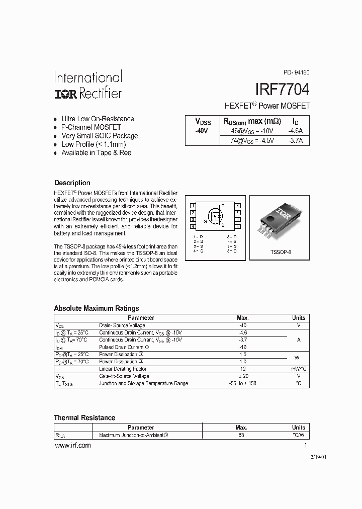 IRF7704_194619.PDF Datasheet
