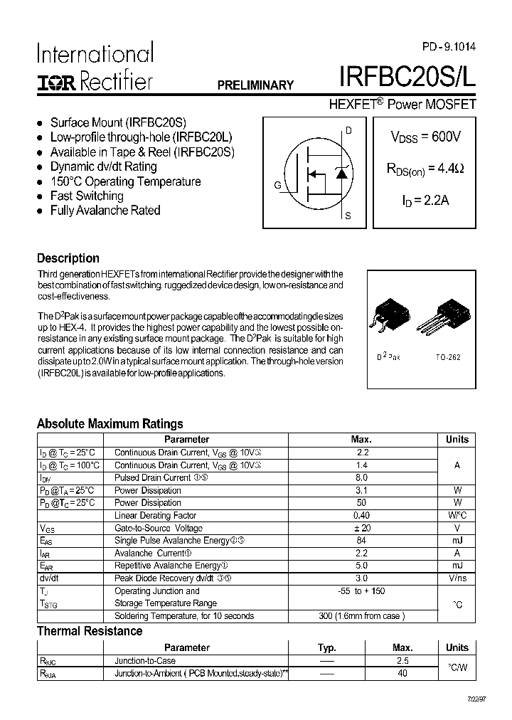 IRFBC20L_158692.PDF Datasheet