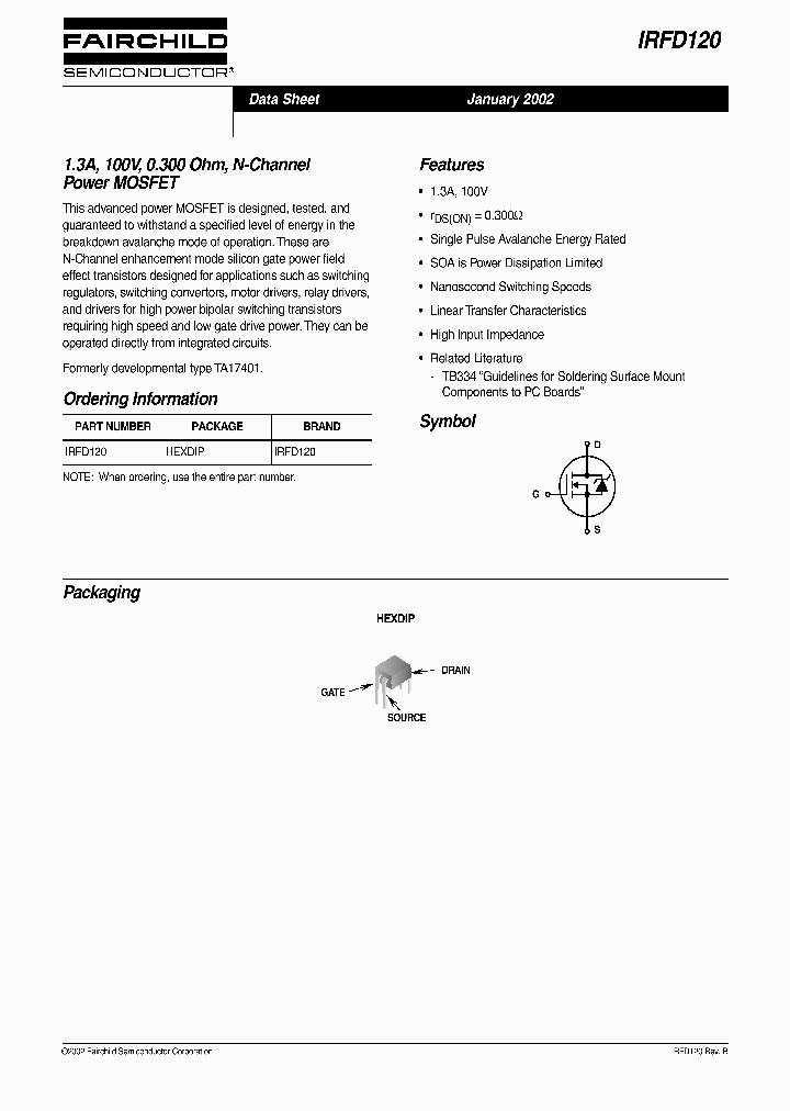 IRFD120_112850.PDF Datasheet