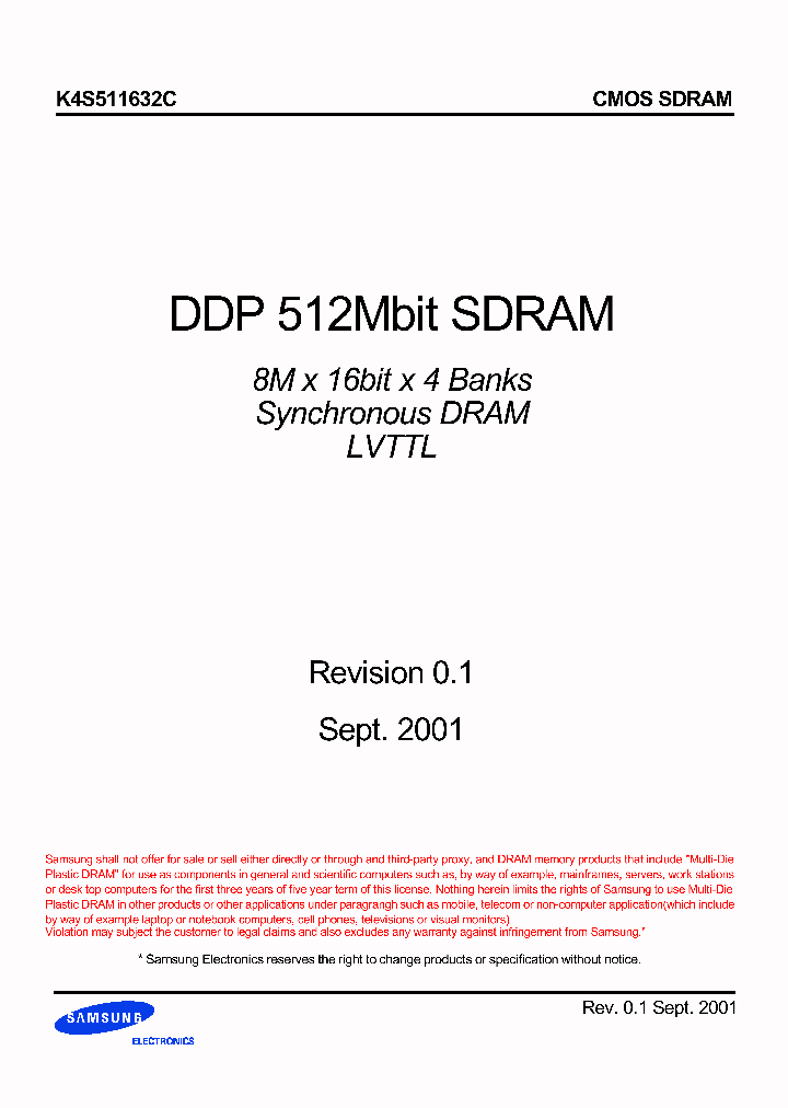 K4S511632C_195952.PDF Datasheet