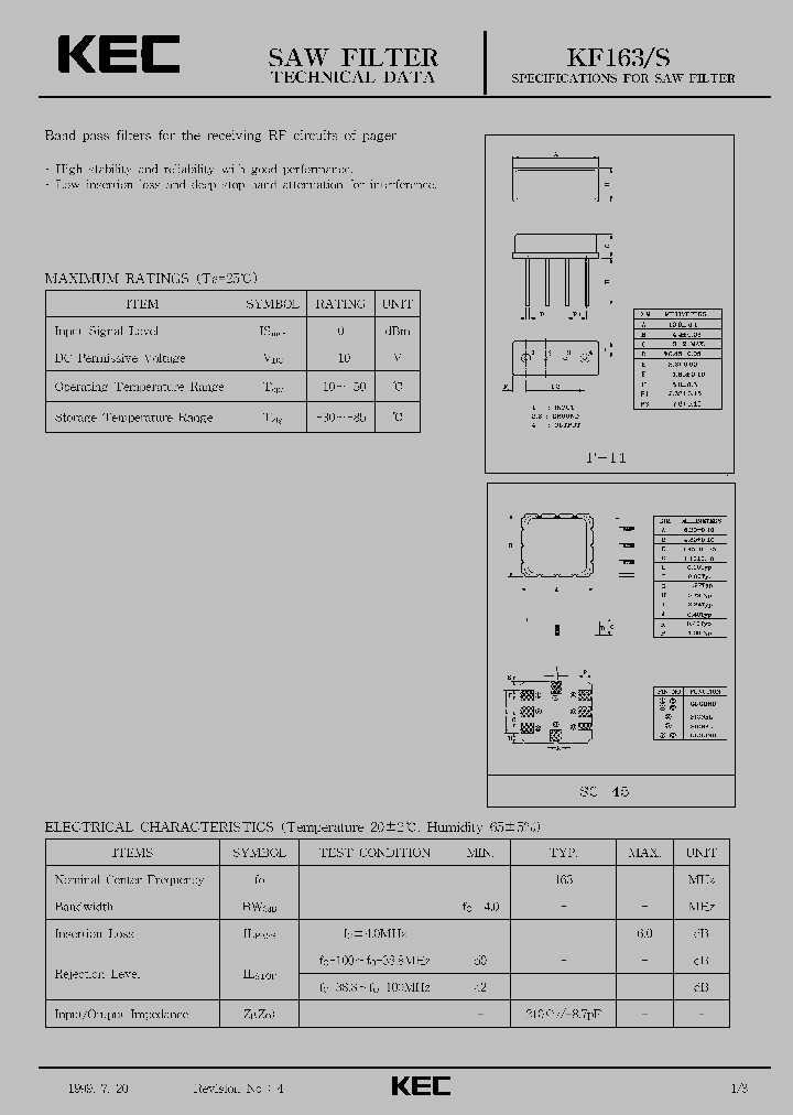 KF163_172651.PDF Datasheet