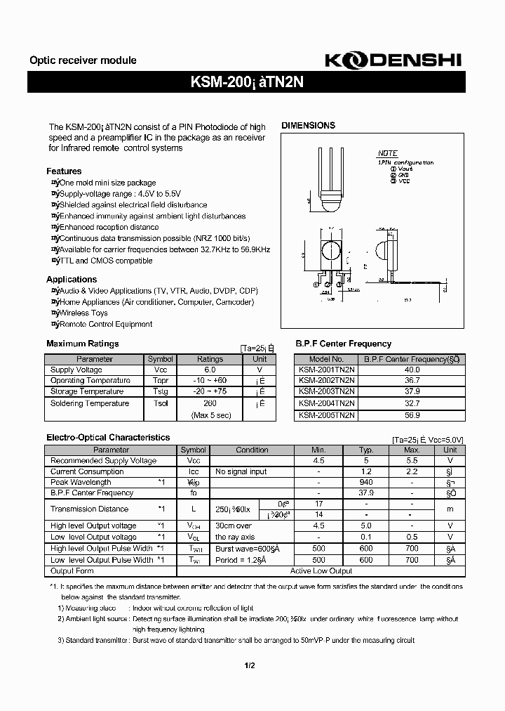 KSM-2003TN2N_161463.PDF Datasheet