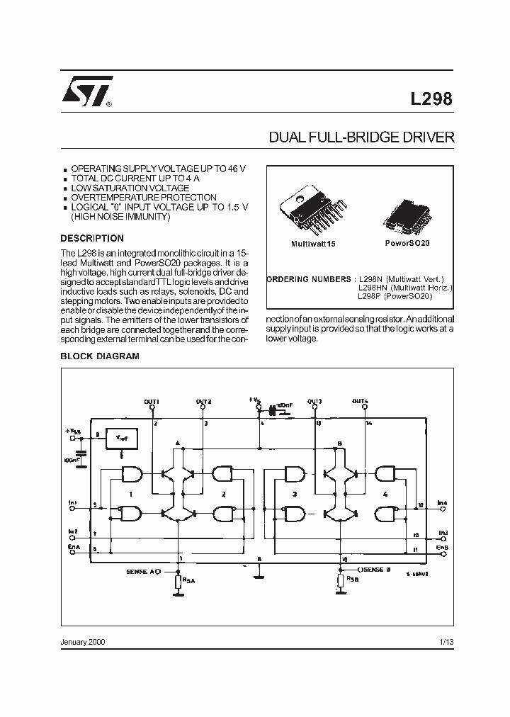 L298_162638.PDF Datasheet