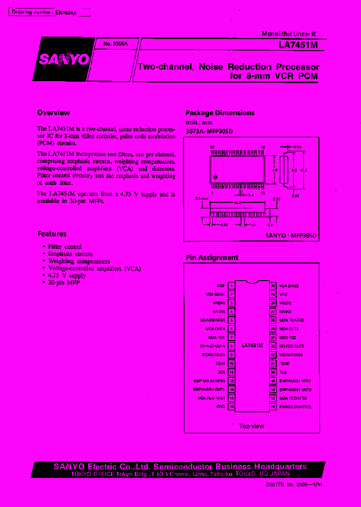 LA7451M_182406.PDF Datasheet