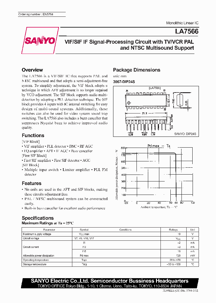 LA7566_170420.PDF Datasheet