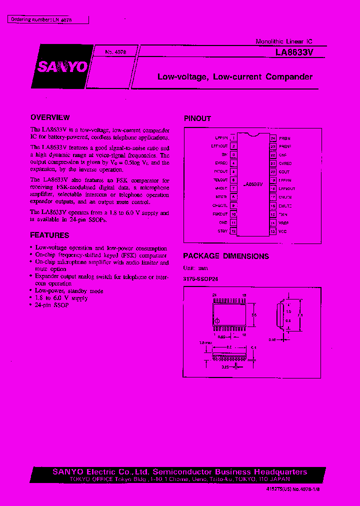 LA8633V_134856.PDF Datasheet