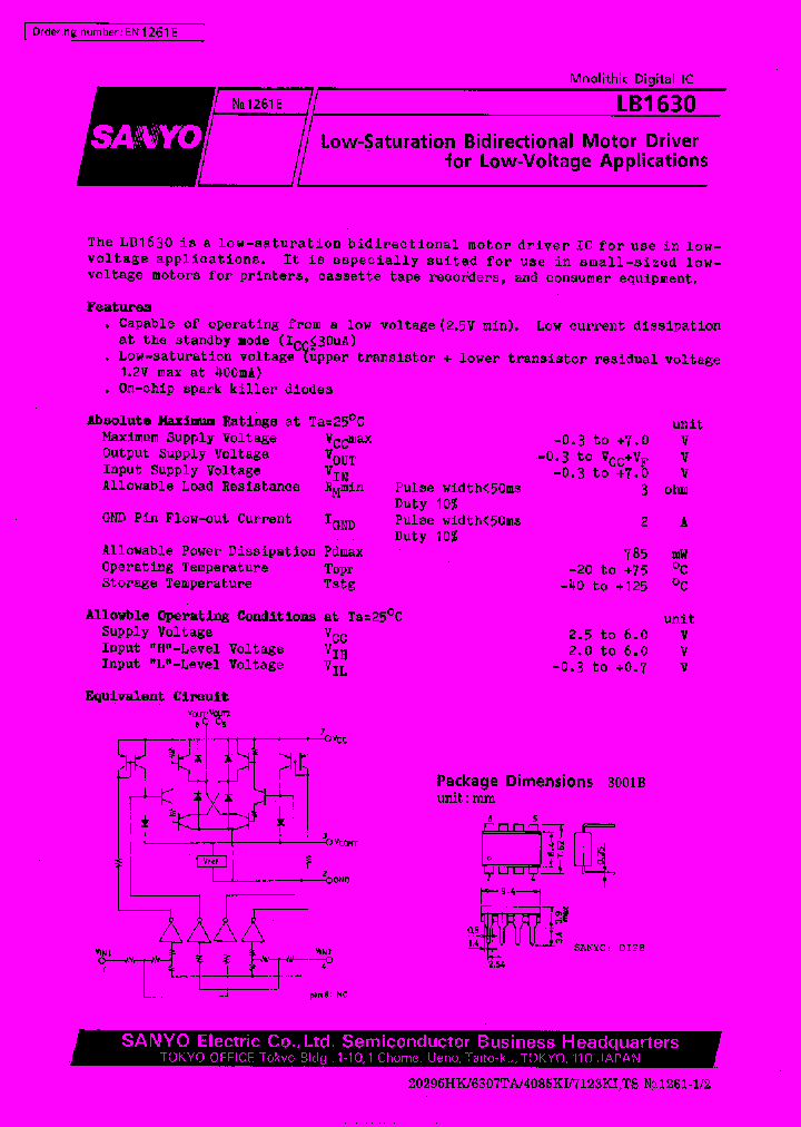 LB1630_164697.PDF Datasheet