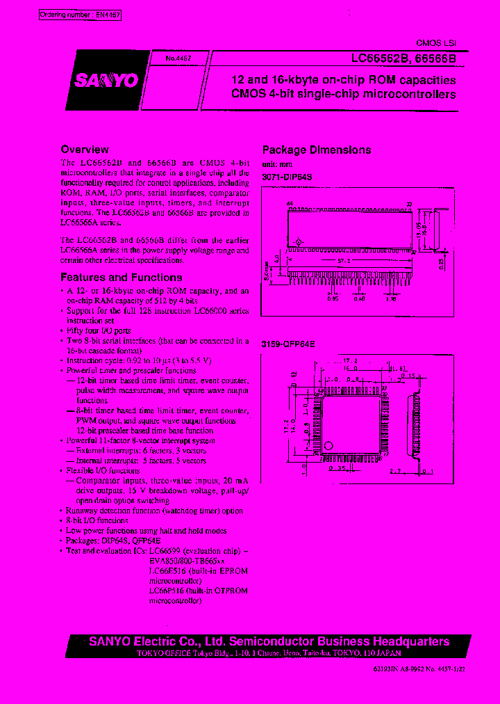 LC66562B_104560.PDF Datasheet