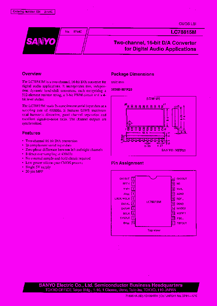 LC78815M_104313.PDF Datasheet