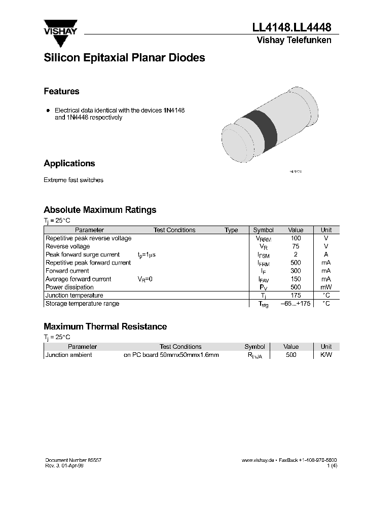 LL4148_128338.PDF Datasheet