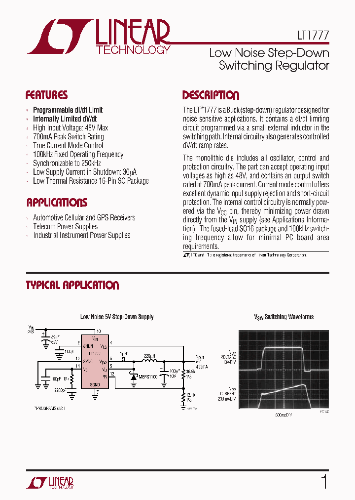 LT1777_174390.PDF Datasheet