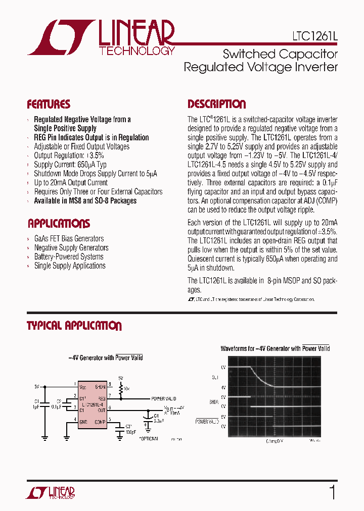 LTC1261L_99487.PDF Datasheet