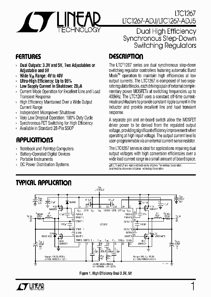 LTC1267_99543.PDF Datasheet