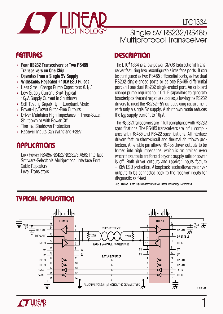 LTC1334_114369.PDF Datasheet