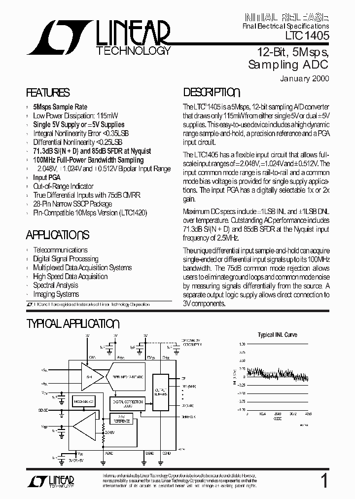 LTC1405_158174.PDF Datasheet