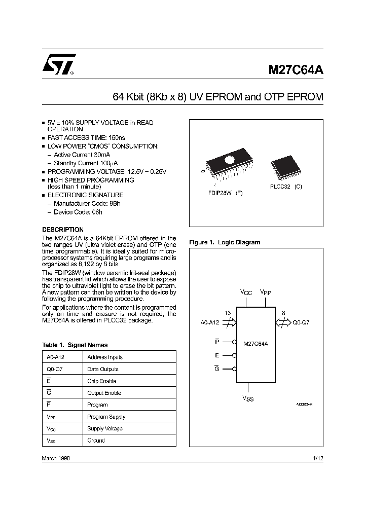 M27C64A_193244.PDF Datasheet