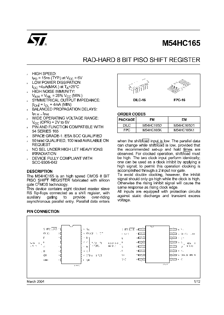 M54HC165_175930.PDF Datasheet