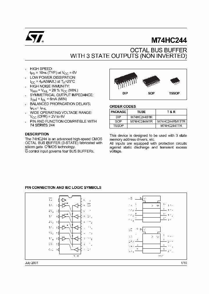 M74HC244RM13TR_80081.PDF Datasheet